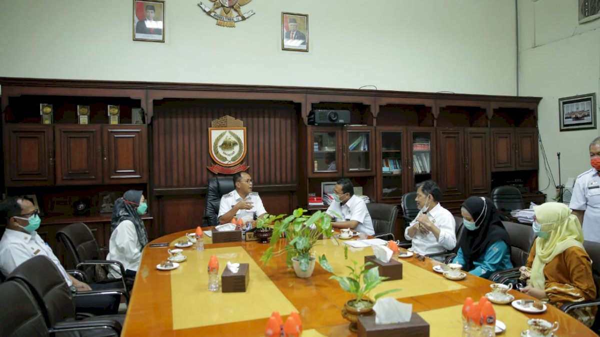 Fokus Raih WTP, Wali Kota Danny Bahas LKPD Bersama BPK RI Perwakilan Prov Sulsel