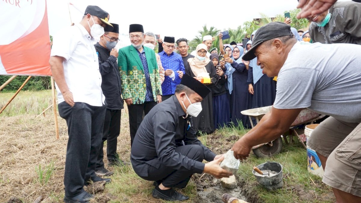 Harapan Ketua DPRD Luwu Timur saat Peletakan Batu Pertama Pembangunan Kampus IST Muhammadiyah Lutim