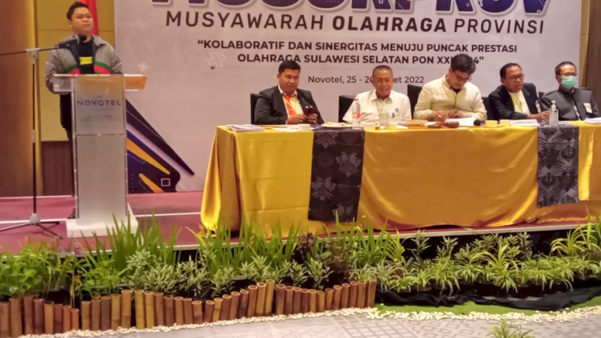 M Roem Mundur, Yasir Machmud Aklamasi Pimpin KONI Sulsel 2022-2026