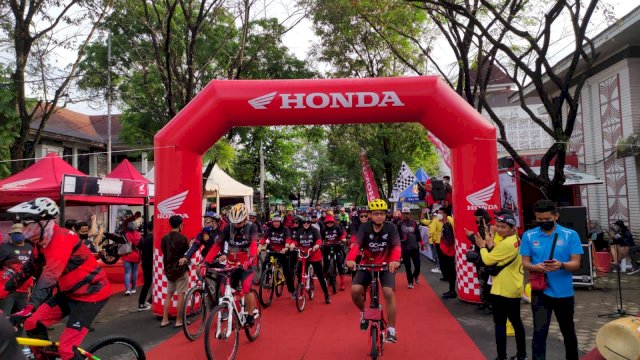 Gowa Fun Bike Honda bekerja sama dengan Pemkab Gowa (dok. Asmo Sulsel)