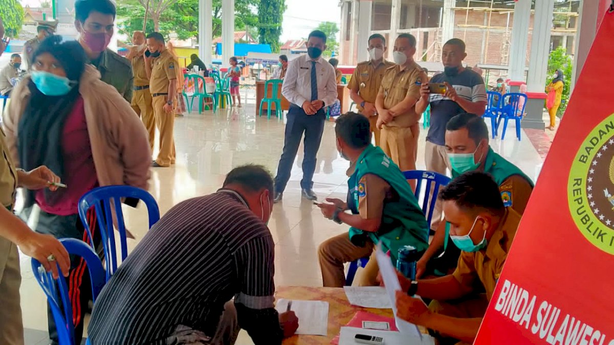 BIN Daerah Sulsel Kerjasama Pemkab Jeneponto dan TNI Polri Vaksinasi Massal