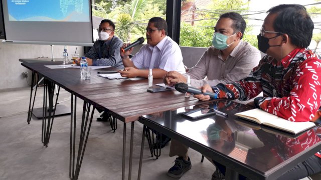 Kepala BI Sulsel, Causa Iman Karana dalam jumpa media di Goodfields Jalan Boto Lempangan, Makassar (dok. BI Sulsel)