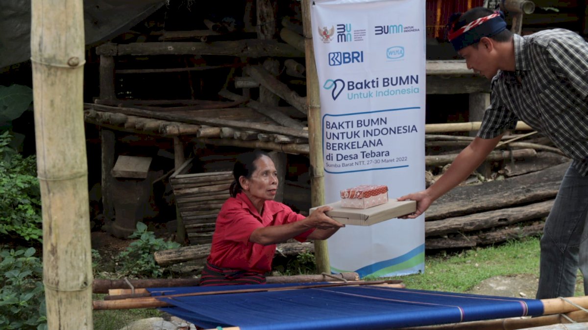 BRI Beri Pelatihan UMKM Kegiatan Sosial di Sumba