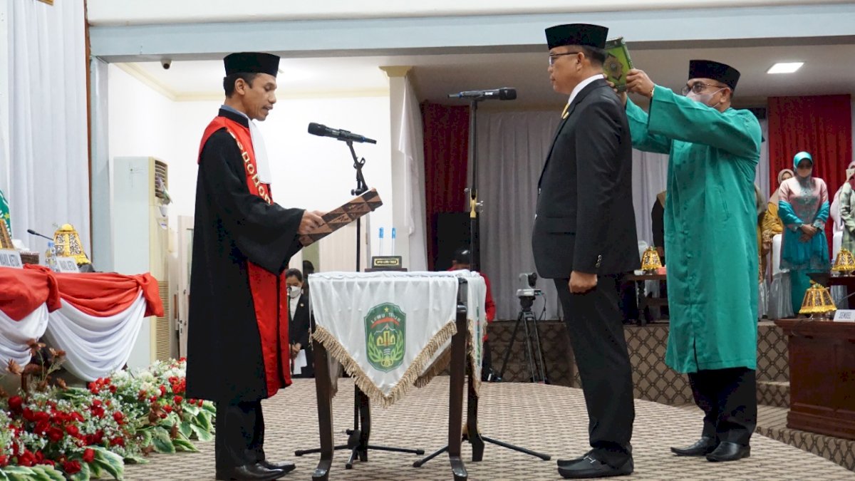 Paripurna Pengambilan Sumpah Ketua DPRD Luwu Timur PAW Sisa Masa Jabatan 2019-2024