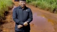 Ketua DPRD Luwu Timur Tinjau langsung Jalan Penghubung Desa yang Viral di Media Sosial