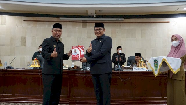 enyerahan LKPJ Bupati Luwu Timur Tahun 2021 . Ist
