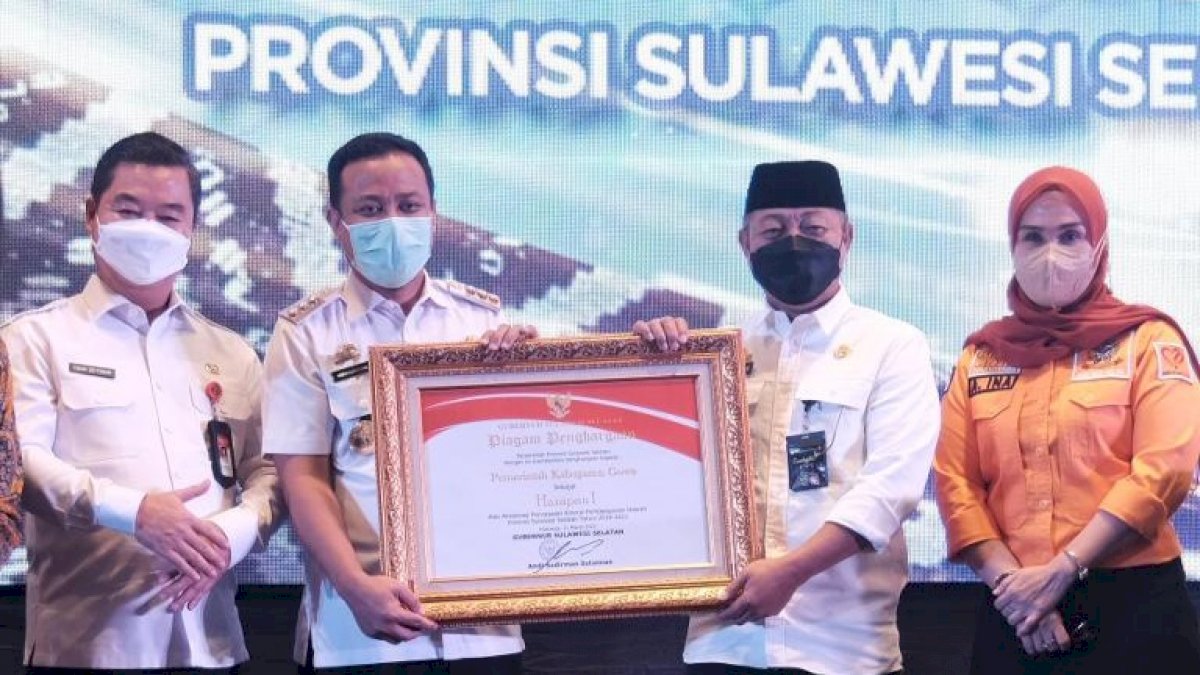 Gowa Raih Penghargaan Akselarasi Capaian Kinerja Pembangunan
