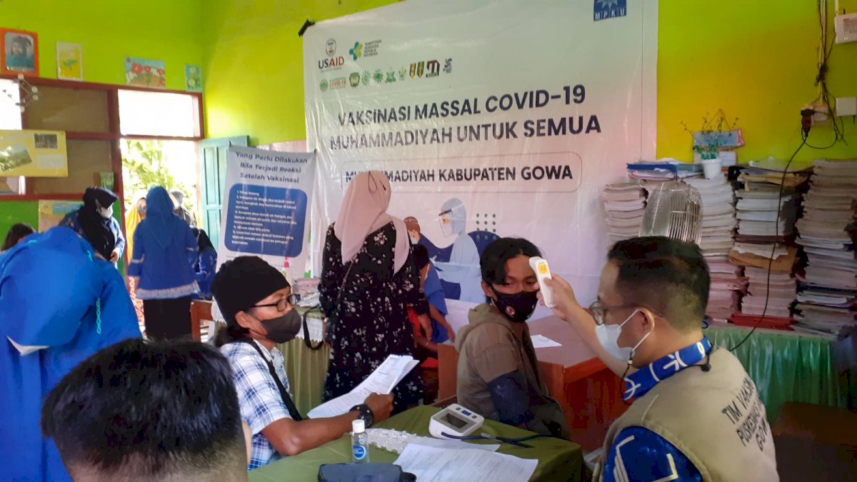 Muhammadiyah Gowa Gelar Vaksinasi COVID-19 Tahap 2