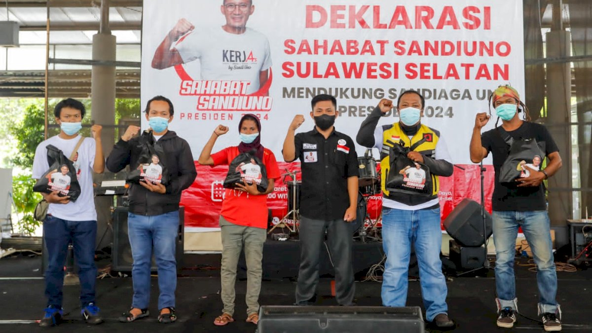 Dukungan Dari Sulsel ke Sandiaga Capres 2024 Mengalir Deras