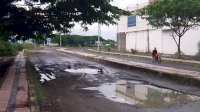 Jalan Drs. H. Radjamilo. MP di Jeneponto Rusak Parah, Warga : Semoga Segerah Diperbaiki