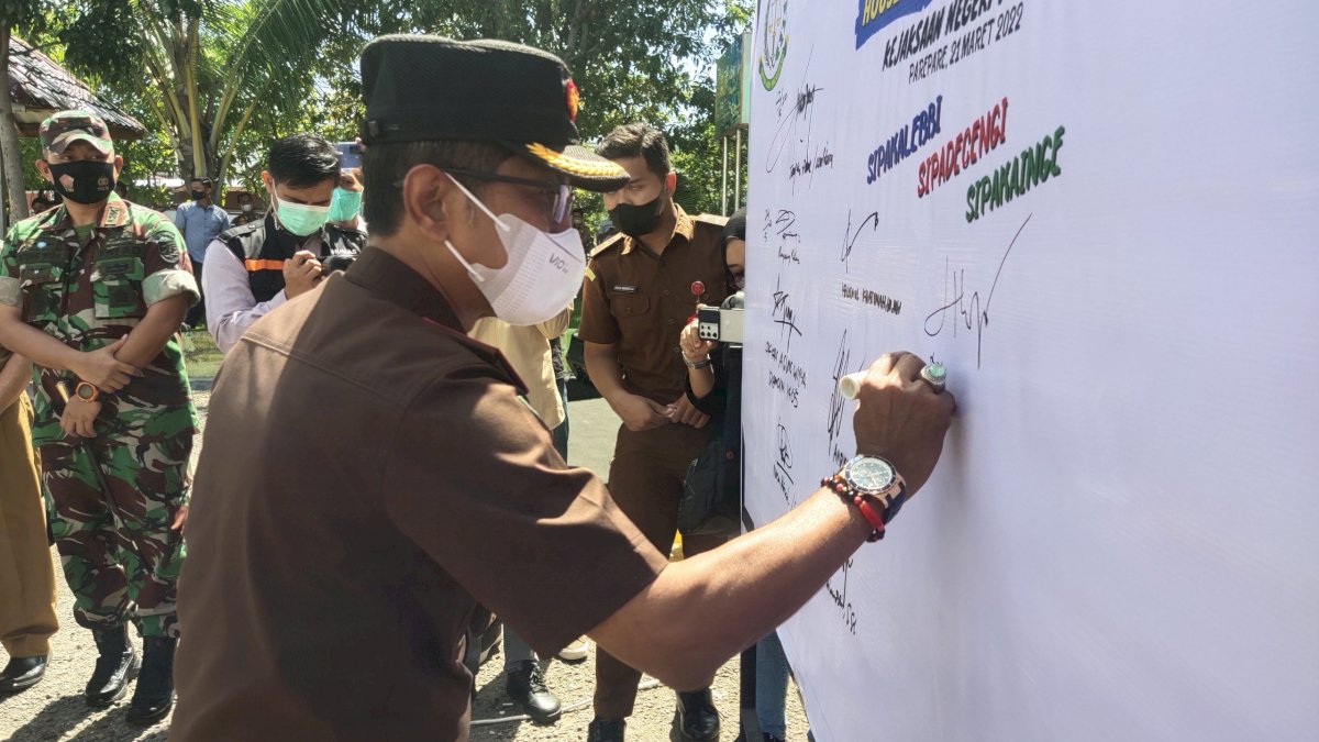 Deklarasi Pencanangan Rumah Adhyaksa Dihadiri Forkopimda