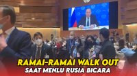 VIDEO: Momen Diplomat dari Uni Eropa dan AS Walk Out saat Menlu Rusia Bicara