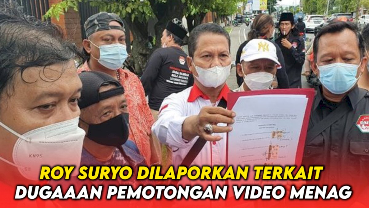 VIDEO: Roy Suryo Dilaporkan Organisasi Rakyat Yogyakarta Terkait Dugaan Pemotongan Video Menag
