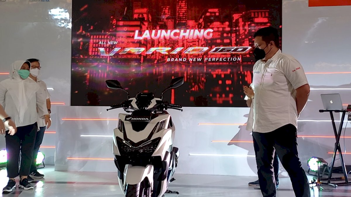 Asmo Sulsel Resmi Luncurkan Skutik Premium Sporti All New Honda Vario 160 di Makassar