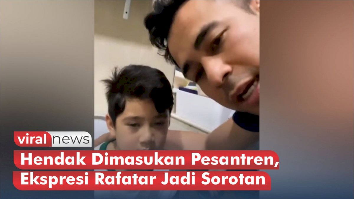 VIDEO: Hendak Dimasukan Pesantren, Ekspresi Putra Raffi Ahmad Jadi Sorotan
