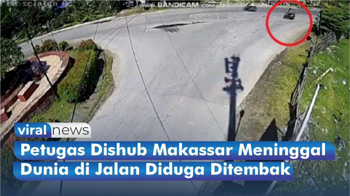 VIDEO: Detik-detik Petugas Dishub Makassar Meninggal Dunia di Jalan Diduga Ditembak OTK
