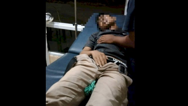 Korban RK dirawat di Puskesmas Bulodoang pasca kena busur OTK (int)