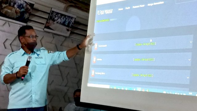Rapat Koordinasi di kantor Perumda Pasar (Ist) 
