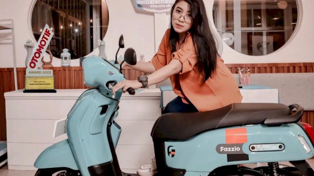 Yamaha Fazzio yang meraih penghargaan Rookie of the Year 2022 (dok. PT SJAM) 