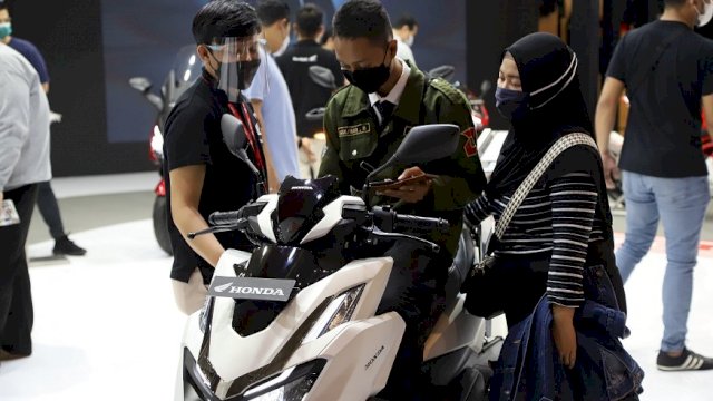 Honda Vario 160 jadi primadona dalam gelaran IIMS (dok. Asmo Sulsel)