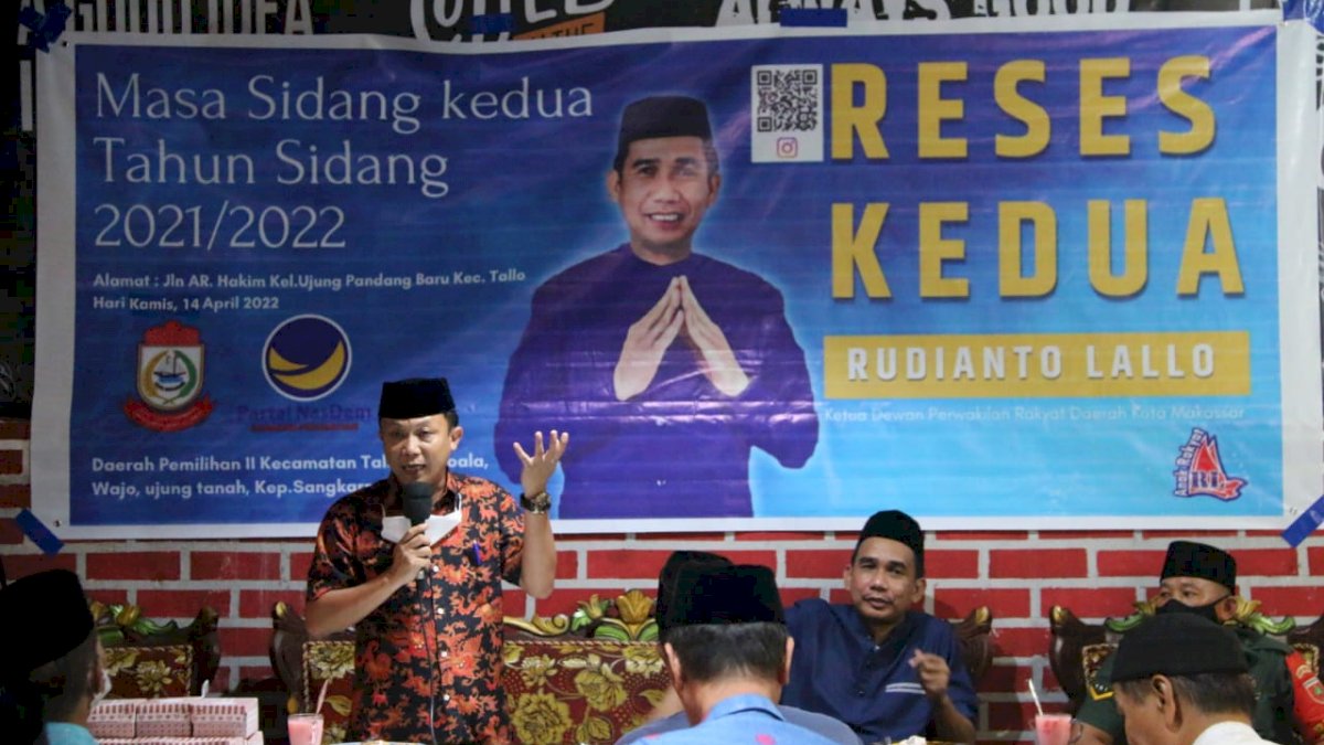 Hadiri Reses Ketua DPRD Makassar, Camat Tallo: Terimakasih Atas Pengawalan Pembangunan Bagi Masyarakat Tallo
