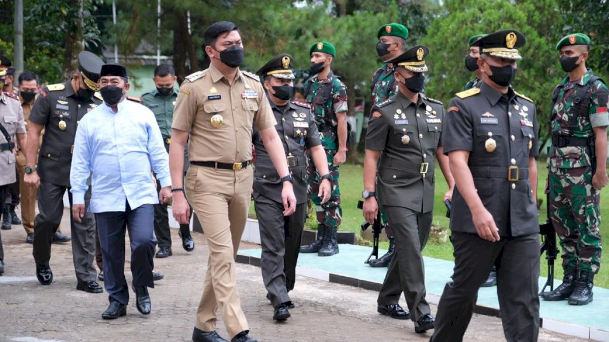 Bupati Gowa Hadiri Penutupan Pendidikan Pertama Tamtama TNI AD Gelombang II 2021