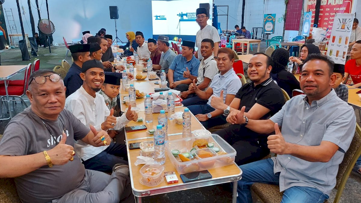 Rusdin Abdullah Apresiasi Bazar Ramadan HIPMI Makassar, Harap Terus Berlanjut