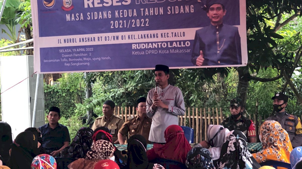 Rudianto Lallo: Tahun 2022 Rp20 Miliar Anggaran Pembangunan untuk Kelurahan Lakkang