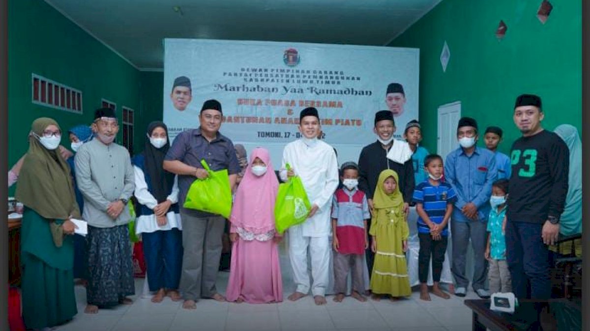 Anggota DPRD Lutim Hadiri Kegiatan santunan Anak Yatim oleh DPC PPP