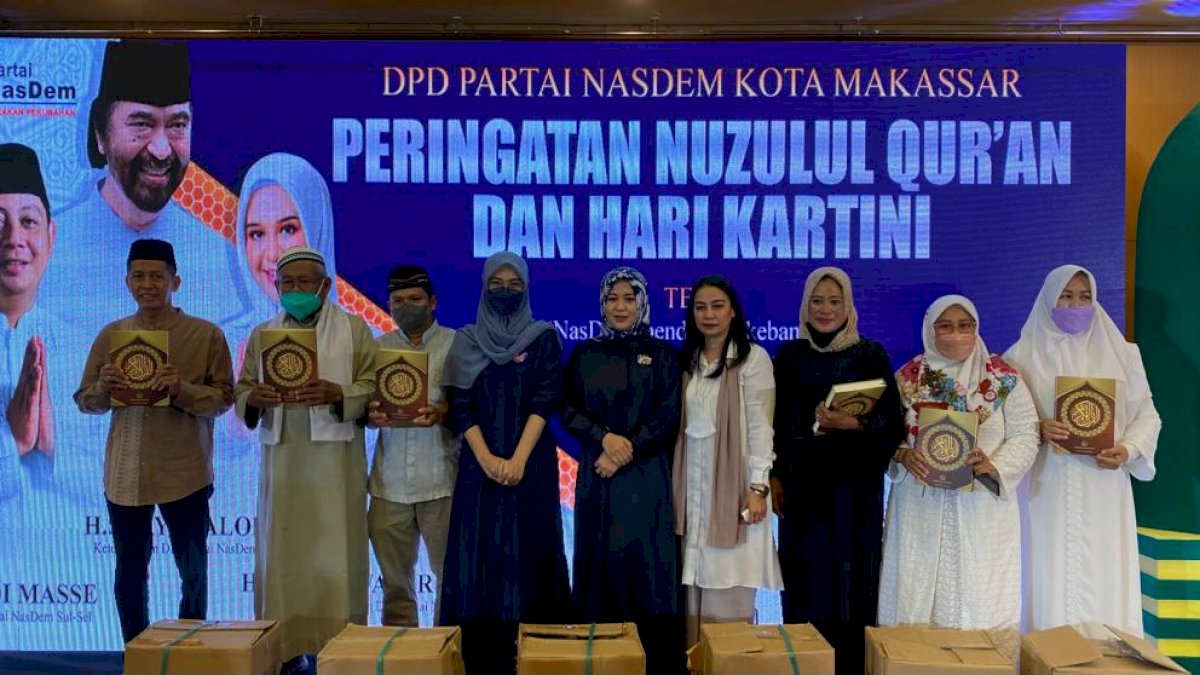 Fatmawati Rusdi Bareng NasDem Makassar Peringati Nuzulul Quran Dengan Berbagi