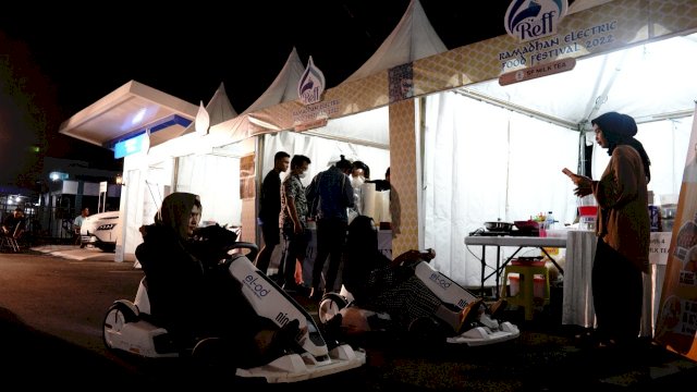 Ramadan Electric Food Fest 2022 di Kantor PLN Unit Pelaksana Pelayanan Pelanggan (UP3) Makassar Selatan, Sulawesi Selatan (Sulsel), Sabtu (23/4) kemarin (dok. PLN UIW Sulselrabar)