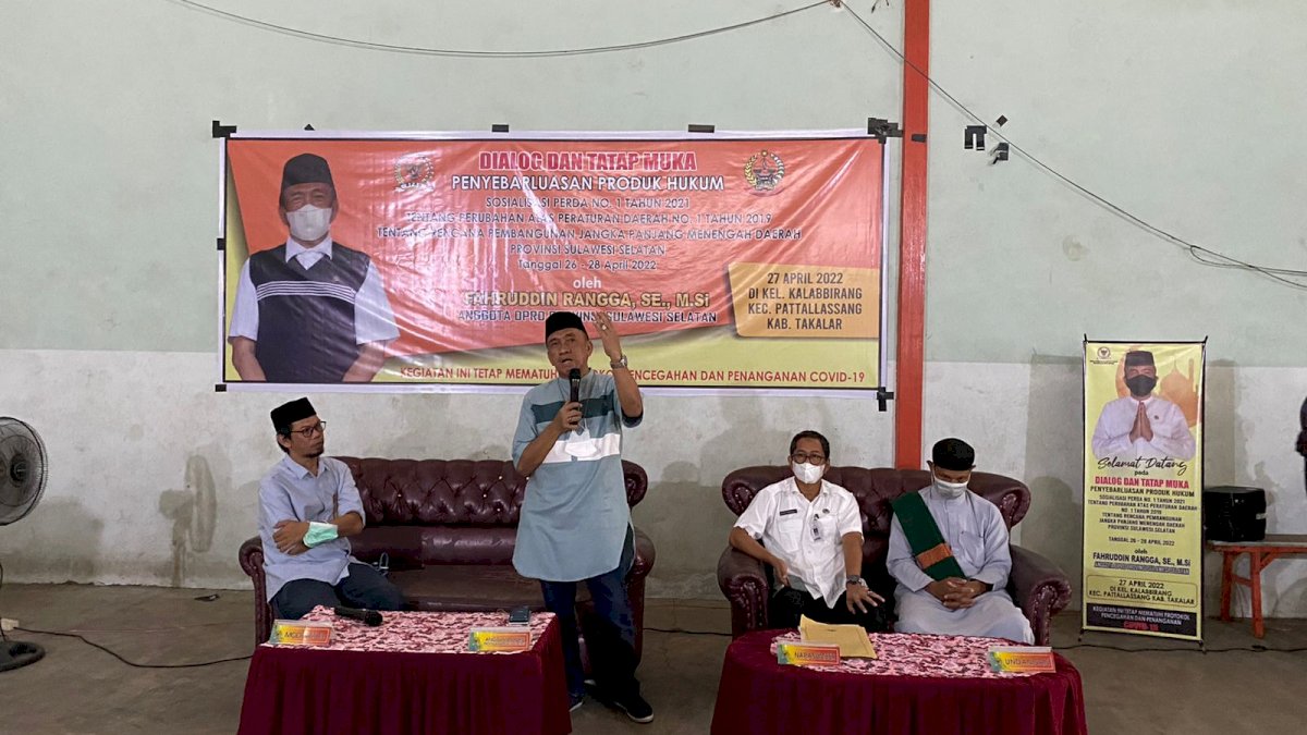 Fahruddin Rangga Sosialisasikan Arah Kebijakan Pembangunan Daerah Dalam RPJMD
