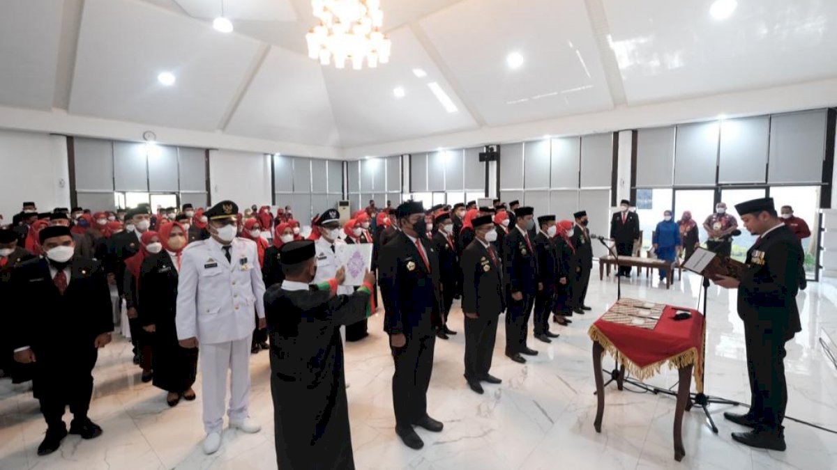 Lantik 58 Pejabat Pemkab Gowa, Adnan Harap Adanya Kolaborasi dan Kerja Sama Tim