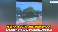 VIDEO: Terekam CCTV, Aksi Pencurian Speaker Masjid di Moncongloe