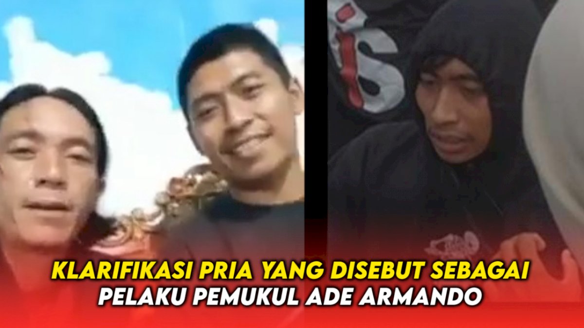 VIDEO: Klarifikasi Pria yang Disebut Sebagai Pelaku Pemukul Ade Armando