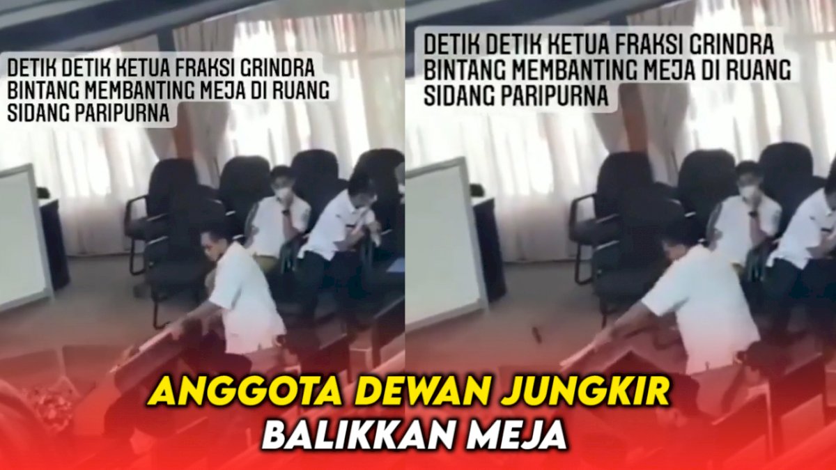 VIDEO: Rapat DPRD Kuningan Diwarnai Ricuh, Anggota Dewan Jungkir Balikkan Meja
