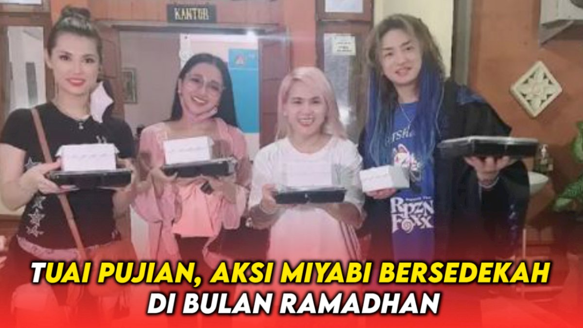 VIDEO: Tuai Pujian, Aksi Miyabi Bersedekah di Bulan Ramadhan