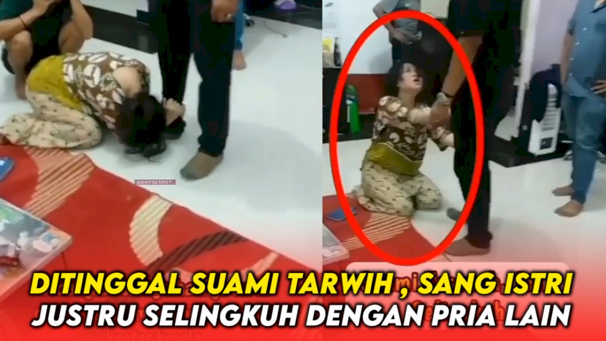 VIDEO: Ditinggal Suami Tarwih , Sang Istri Justru Selingkuh dengan Pria Lain