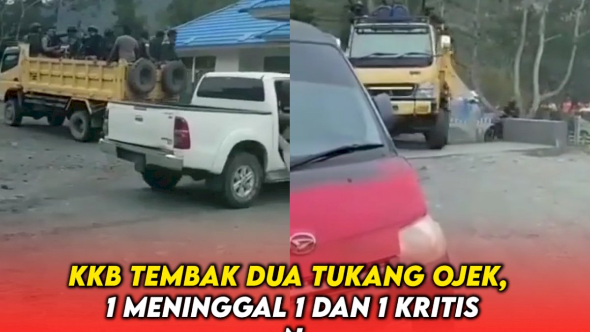 VIDEO: KKB Tembak Dua Tukang Ojek, 1 Meninggal 1 dan 1 Kritis