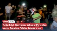 VIDEO: Polisi Intel Menyamar sebagai Penonton untuk Tangkap Pelaku Balapan Liar