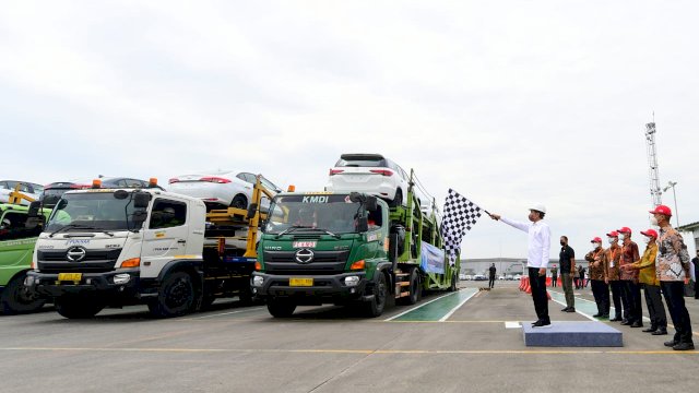 Presiden Jokowi melepas Ekspor dan Impor Indonesia (Ist) 