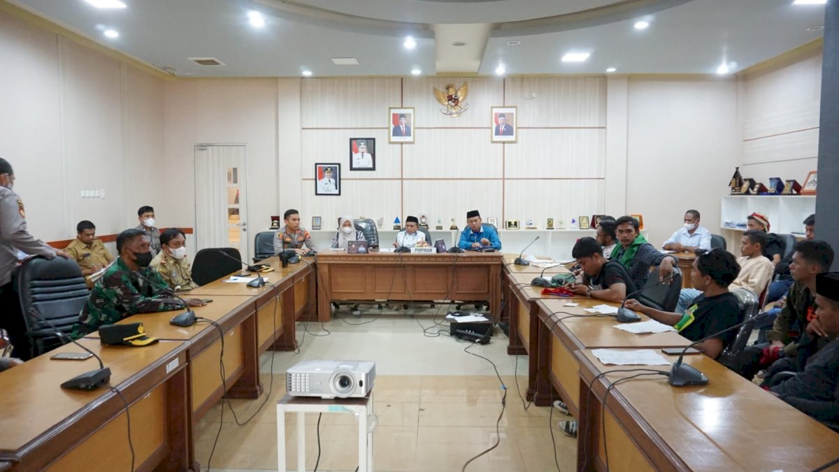 DPRD Lutim temui Masa Aksi Organisasi Pemuda, Apakah Tuntutannya?