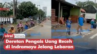 VIDEO: Viral, Deretan Pengais Uang Receh di Indramayu Jelang Lebaran