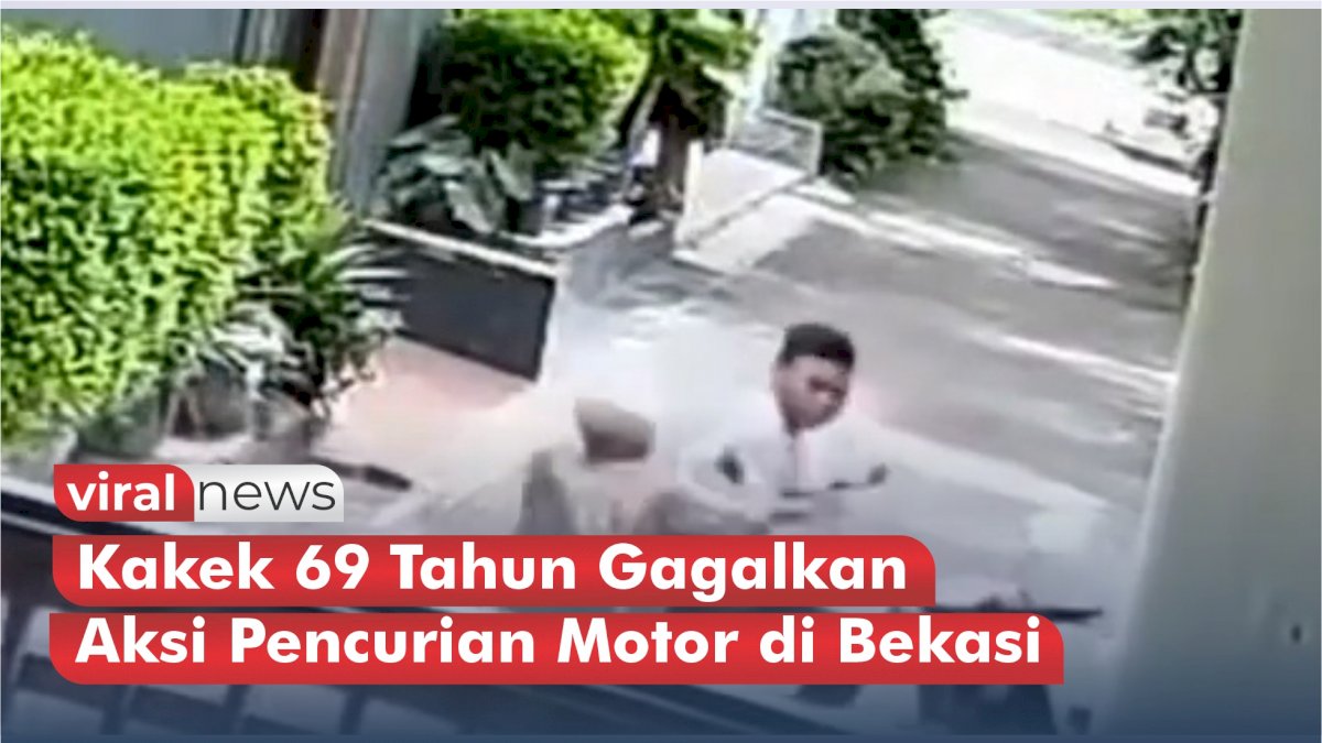 VIDEO:  Kakek 69 Tahun Berhasil Gagalkan Aksi Pencurian Motor di Bekasi