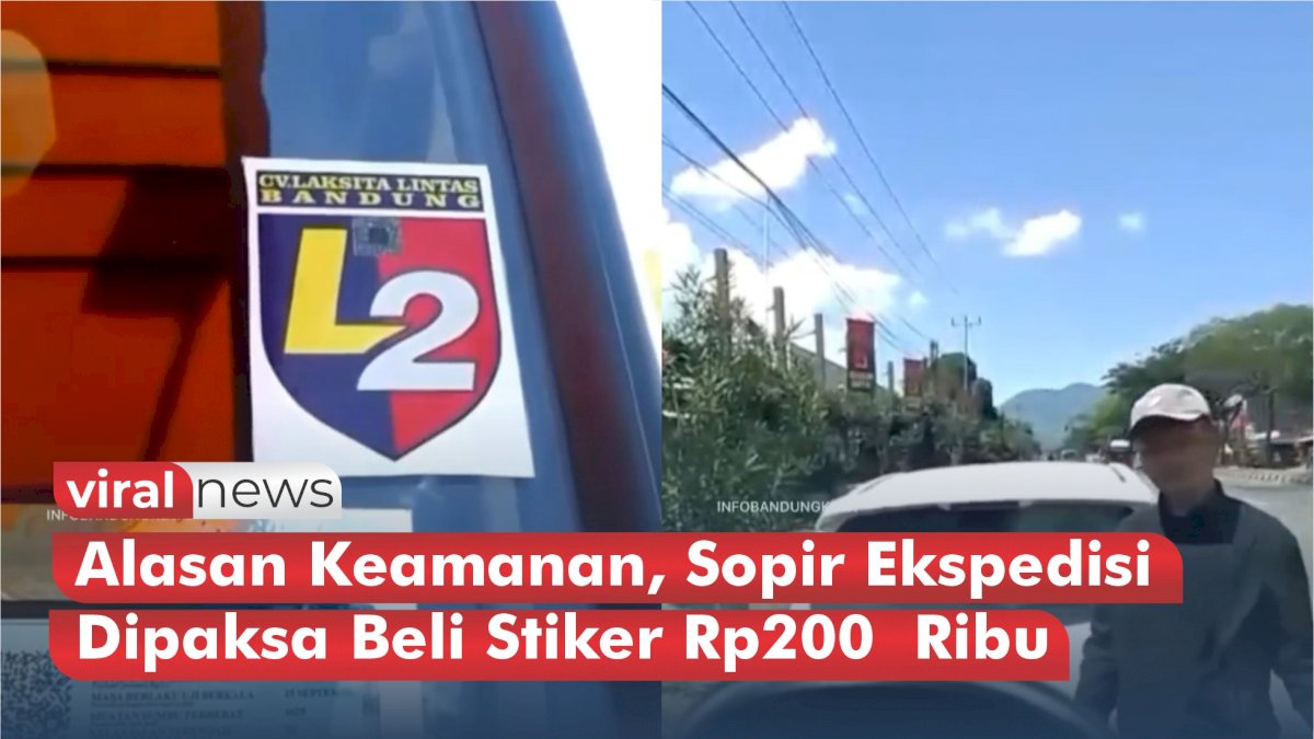 VIDEO: Alasan Keamanan, Sopir Ekspedisi Dipaksa Beli Stiker Rp200 Ribu