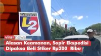 VIDEO: Alasan Keamanan, Sopir Ekspedisi Dipaksa Beli Stiker Rp200 Ribu