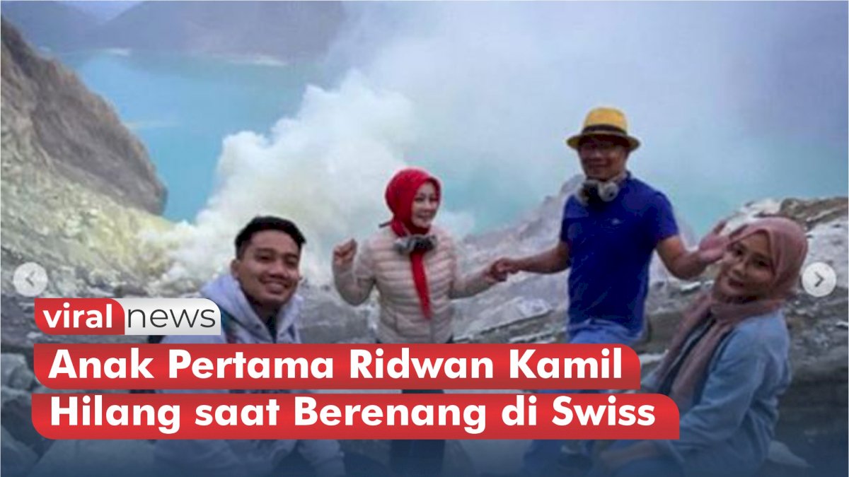 VIDEO: Anak Pertama Ridwan Kamil Hilang saat Berenang di Swiss