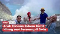 VIDEO: Anak Pertama Ridwan Kamil Hilang saat Berenang di Swiss