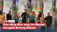 VIDEO: Pria Mirip Kim Jong Un Nyanyi Dangdut Bareng Biduan