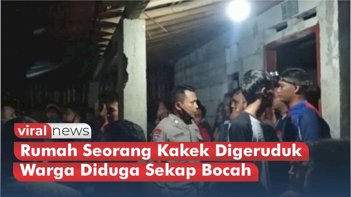 VIDEO: Viral, Rumah Seorang Kakek Digeruduk Warga Diduga Sekap Bocah Perempuan